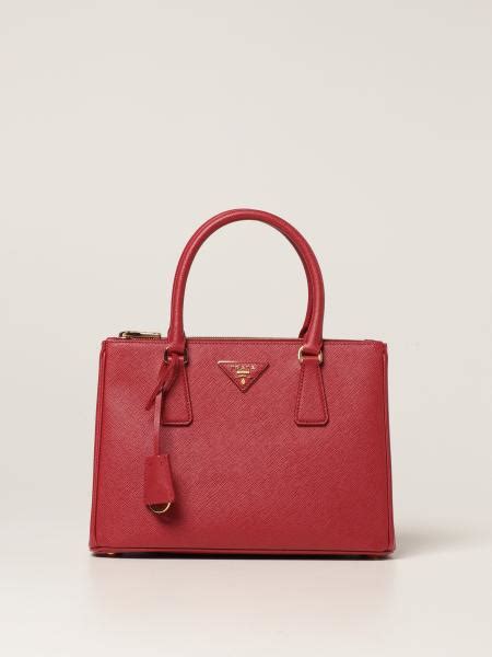 prada 1ba863 galleria red|Medium Prada Galleria Saffiano Leather Bag.